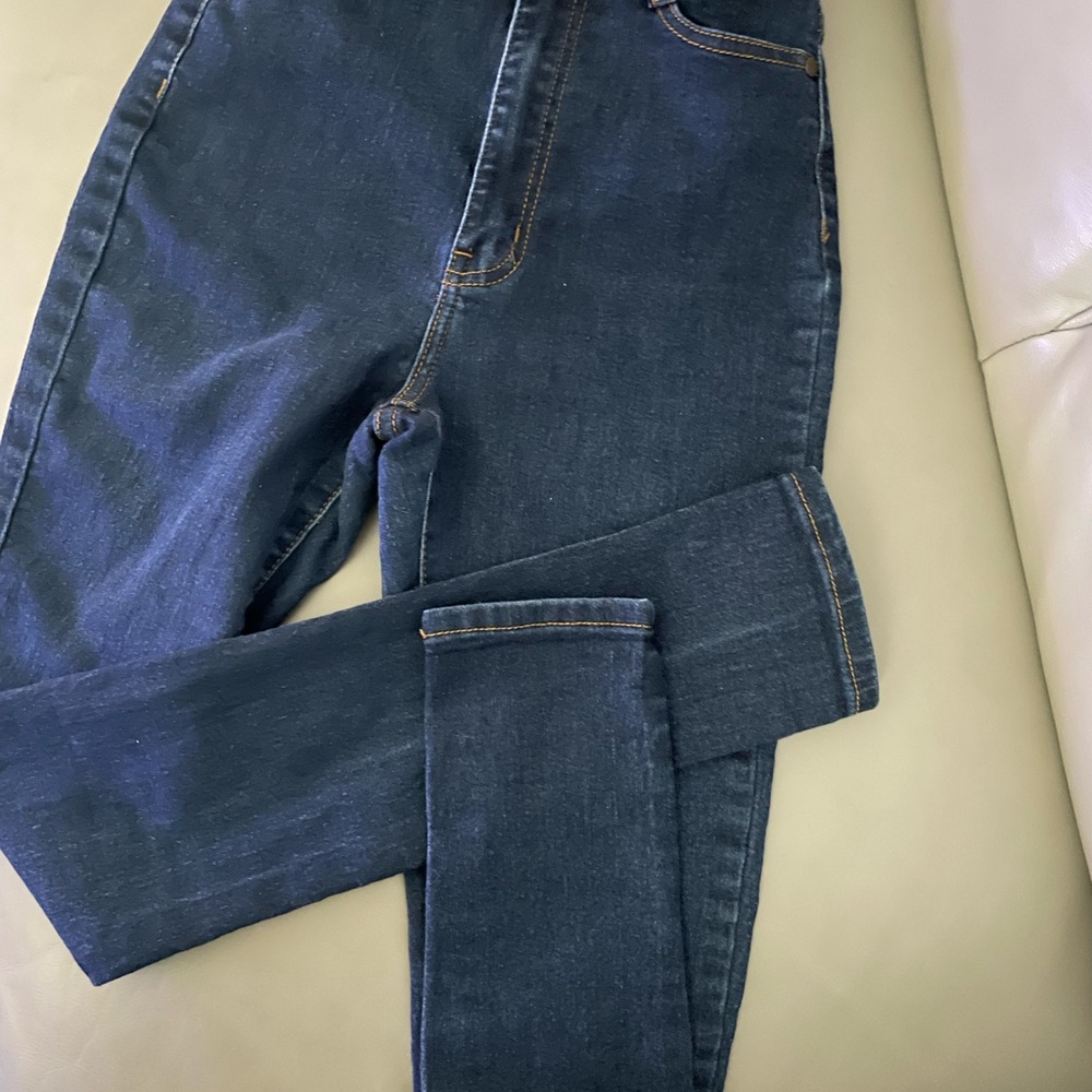 Women's Skinny Jeans - Dark Blue